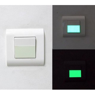 Phosphoreszierender Lichtschalter 10 St&uuml;ck