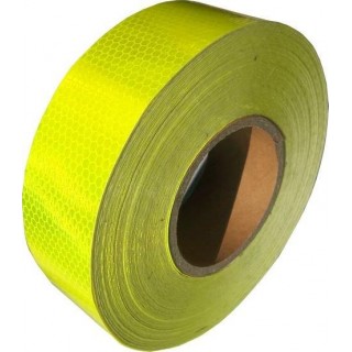 Gelbes fluoreszierendes retroreflektierendes Band