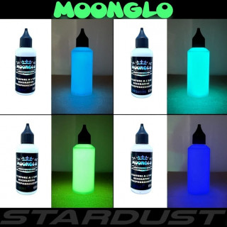 Photophosphoreszierende Wasserfarbe MOONGLO 4 Farben Satz