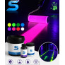 Unsichtbare fluoreszierende Epoxidfarbe UV2329