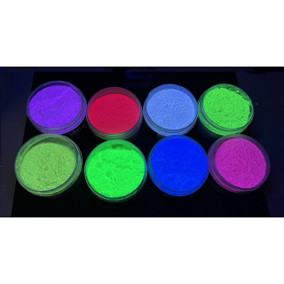 Fluoreszierende UV Pigmente