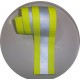 Retroreflektierendes und fluoreszierendes Nähband