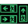 Photolumineszierende Mini-Richtsignale 50 mm x 100 mm - E001/ E002
