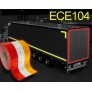 LKW und Anhänger Reflektorstreifen Klasse C ECE 104 – 5cm x 50m / 5cmx10m