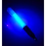 Unsichtbare fluoreszierende Filzstift unter schwarz Licht