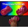 Thermochrome Siebdrucktinte für Stoff und Karton