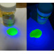 Unsichtbar und löslich fluoreszierende Farbstoff 