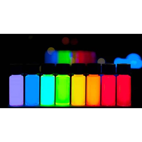 Fluoreszierende unsichtig Tinten, reagierend unter UV