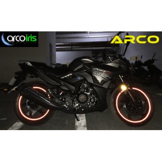 Reflektierenden Borte f&uuml;r Motorradfelge ARCO 