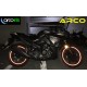 Reflektierenden Borte für Motorradfelge ARCO 