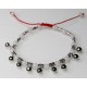 Leuchtendes Fußkettchen mit Metallglocken