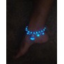 Türkis fluoreszierendes Knöchelarmband