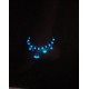 Türkis fluoreszierendes Knöchelarmband