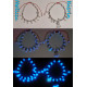 Türkis fluoreszierendes Knöchelarmband