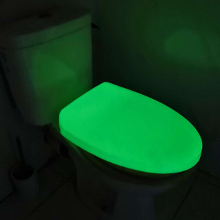 Phosphoreszierender Toilettensitz