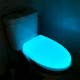 Phosphoreszierender Toilettensitz