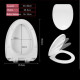 Phosphoreszierender Toilettensitz