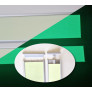 Photolumineszierendes Aluminium-Signalprofil für Unterteil