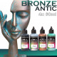 Bronzefarbe mit Patina – Acrylsystem mit 4 Produkten