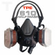Professionelle Farbmaske mit Kartuschen 610