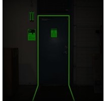 Photolumineszierenden Kleber