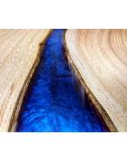 Epoxy Harze und „Fluss-tisch“